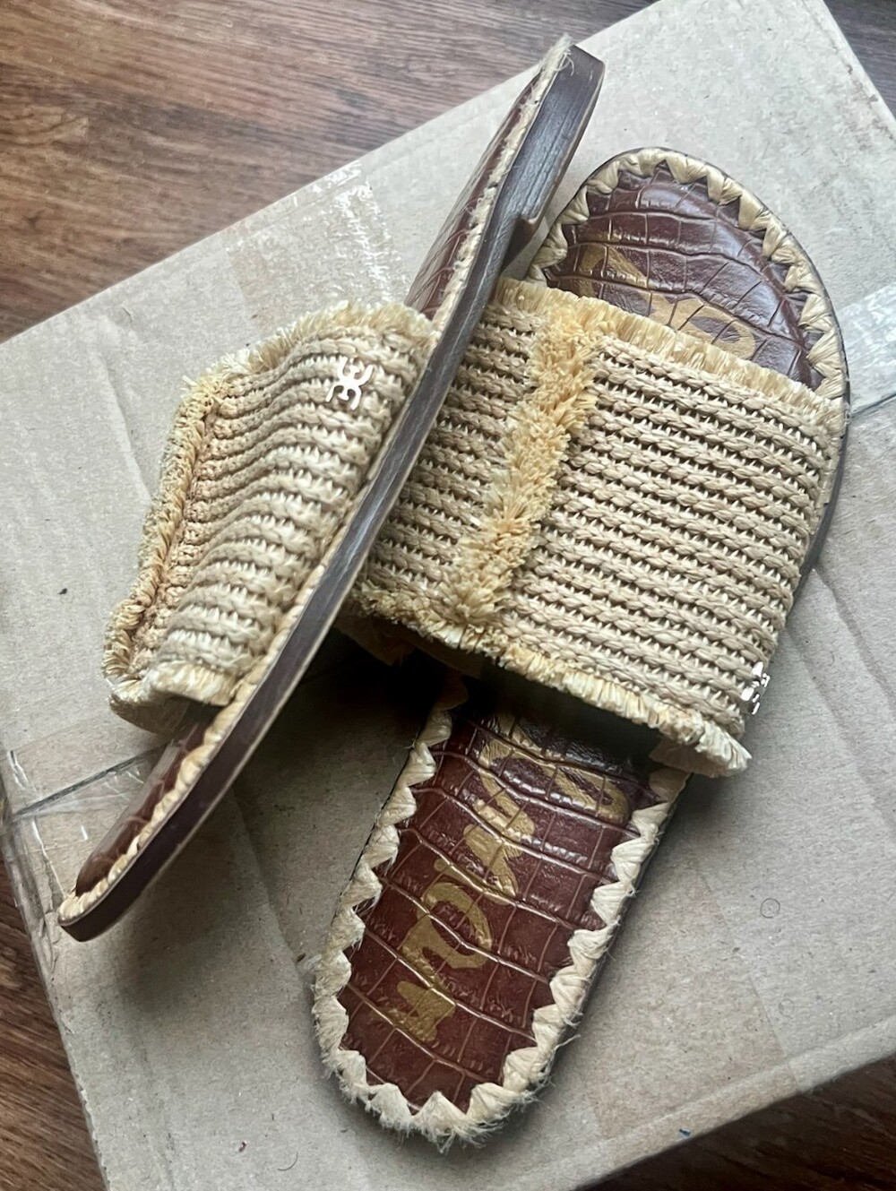 Sam Edelman GlendaLemon Zest Raffia - Picture 2 of 2